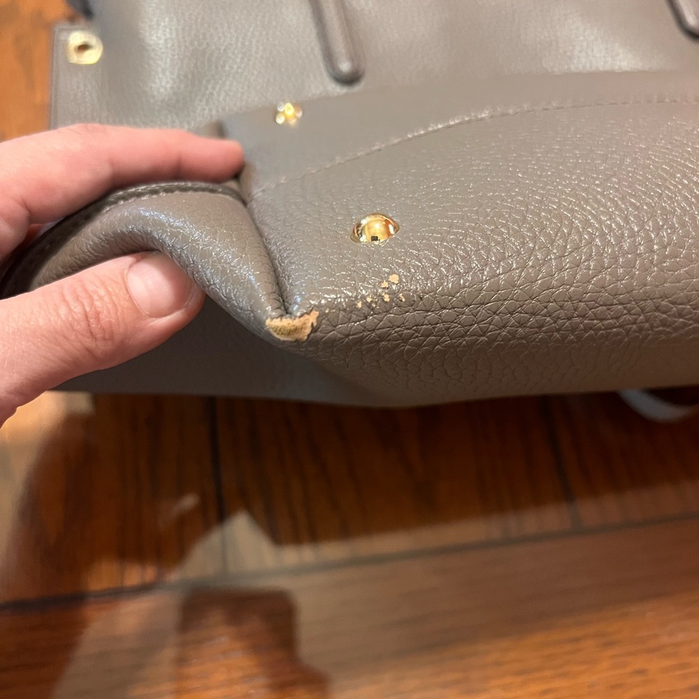 Lauren by Ralph Lauren grey large tote with detachable strap - Picture 13 of 16